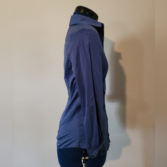 Banana Republic - Blue Work Button Down Undershirt - Picture 5 of 7